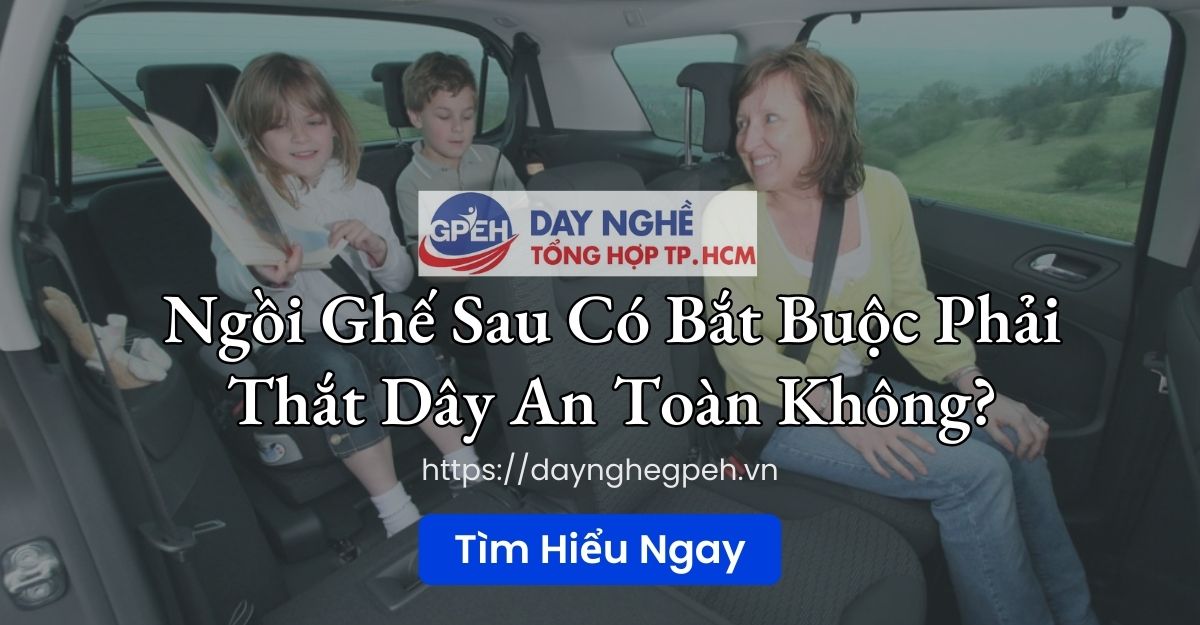 Ngồi Ghế Sau Có Bắt Buộc Phải Thắt Dây An Toàn Không?